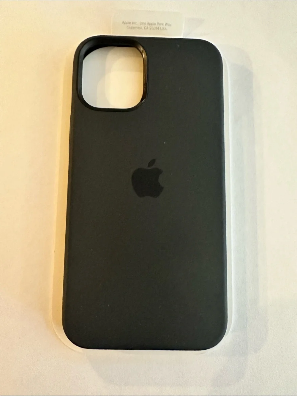 Apple iPhone 12 mini Silicone Case - Black